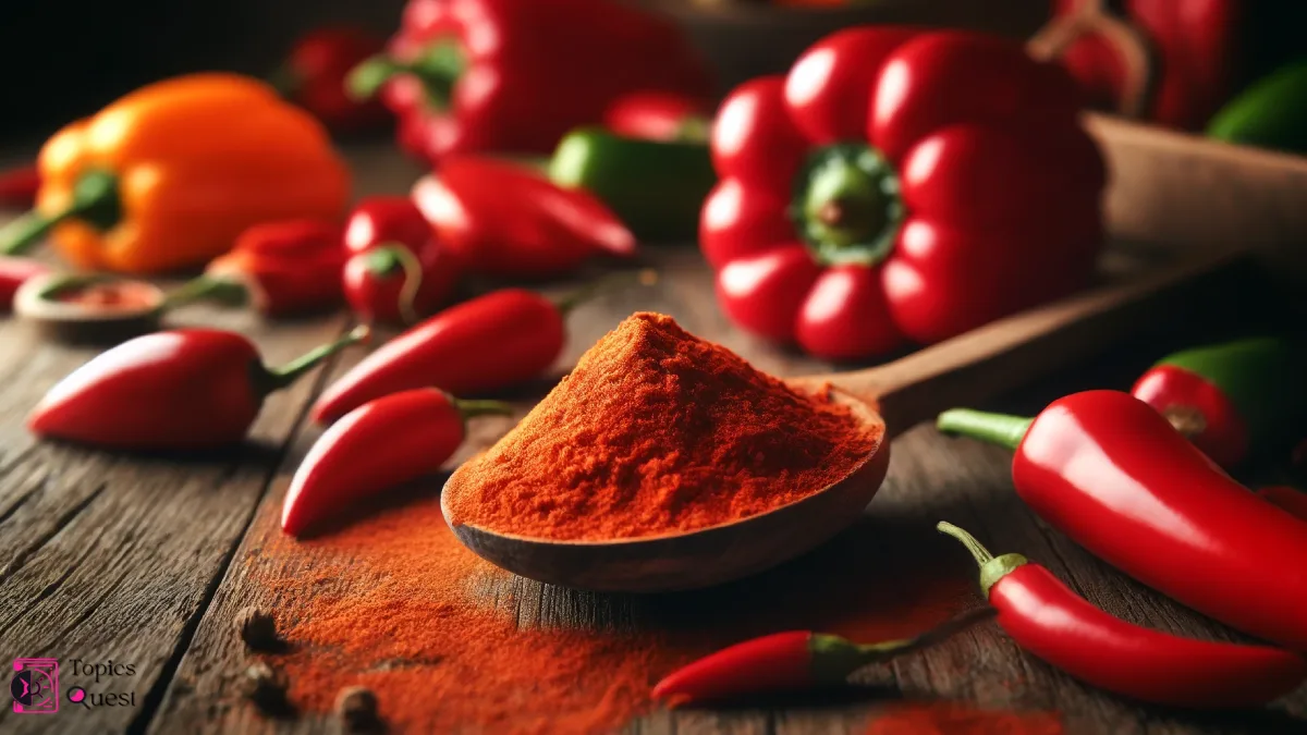 A picture of Paprika show the What Paprika is Made Of.