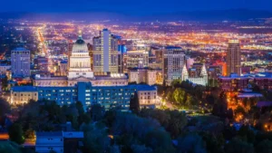 A beautiful image of salt lake city