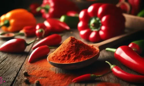 A picture of Paprika show the What Paprika is Made Of.